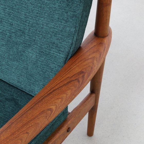 Image 1 of Fauteuil vintage modèle PJ56 en tissu par Grete Jalk pour P. Jeppesen Møbelfabrik, 1960