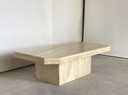 Table basse vintage Travertin