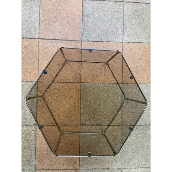 Image 1 of Ensemble de 3 tables basses et bouts de canapé vintage par Max Sauze 1977s