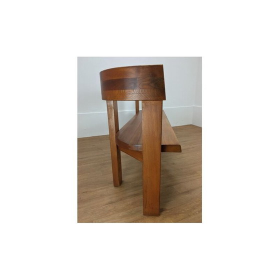 Image 1 of Banc vintage en bois d'orme par Pierre Chapo