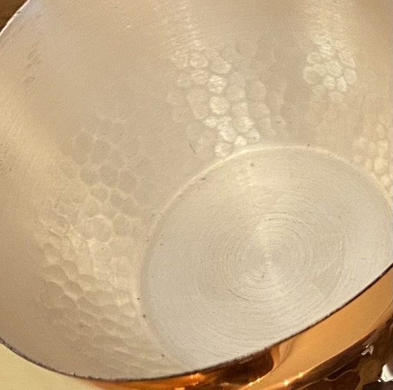 Image 1 of Set à sucre et à crème en cuivre des années 1960