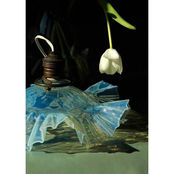 Image 1 of Vintage Afdera, Italian Art Nouveau Iridescent Lamp