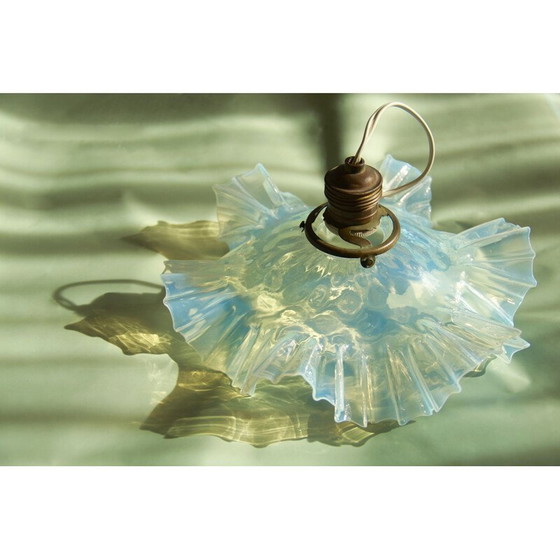 Image 1 of Vintage Afdera, Italian Art Nouveau Iridescent Lamp