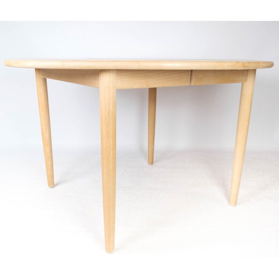 Image 1 of Table de salle à manger vintage en hêtre par Severin Hansen pour Haslev Furniture Factory, 1960s