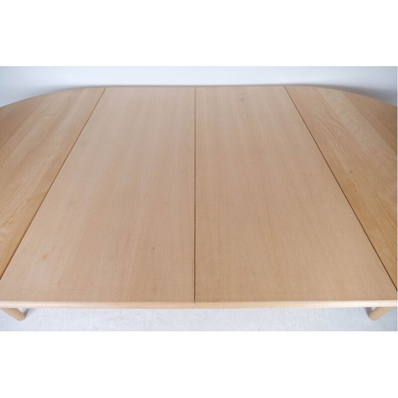 Image 1 of Table de salle à manger vintage en hêtre par Severin Hansen pour Haslev Furniture Factory, 1960s