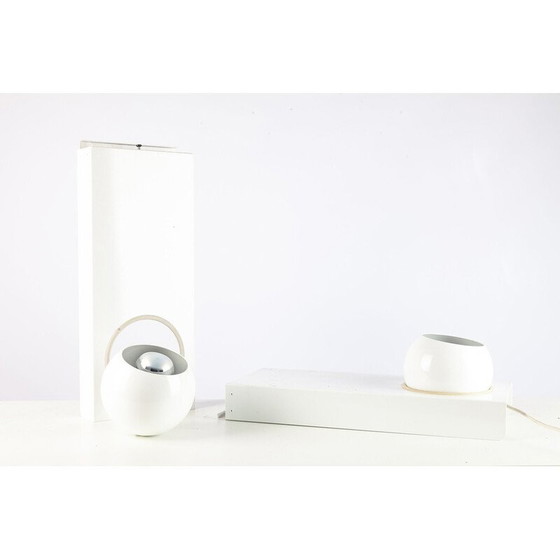 Image 1 of Paire d'appliques vintage en aluminium, Allemagne 1960