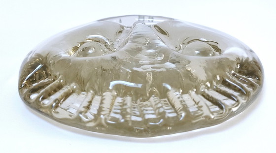 Image 1 of Presse-Papier Visage Verre D'Art Scandinave