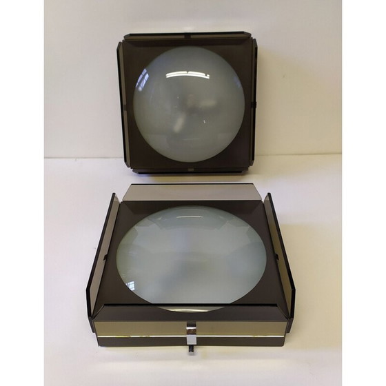 Image 1 of Paire d'appliques vintage Veca, Italie 1970