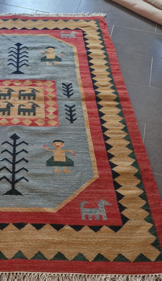 Image 1 of Tapis persan noué à la main Gabbeh Tapis d'Orient