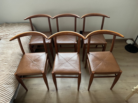 Image 1 of 6x Philippe Starck Bullhorn Aleph Tessa Nature Chairs