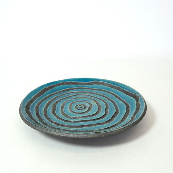 Image 1 of Plat vintage en pierre de lave de Santorini, 2010