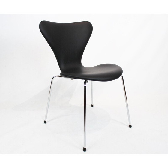 Image 1 of Ensemble de 4 chaises Seven vintage, modèle 3107 par Arne Jacobsen de Fritz Hansen
