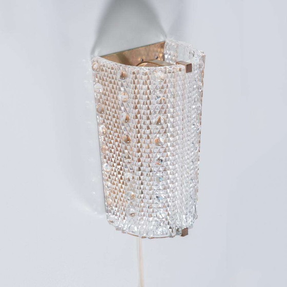 Image 1 of Appliques en verre vintage Carl Fagerlund, Lyfa glass scones