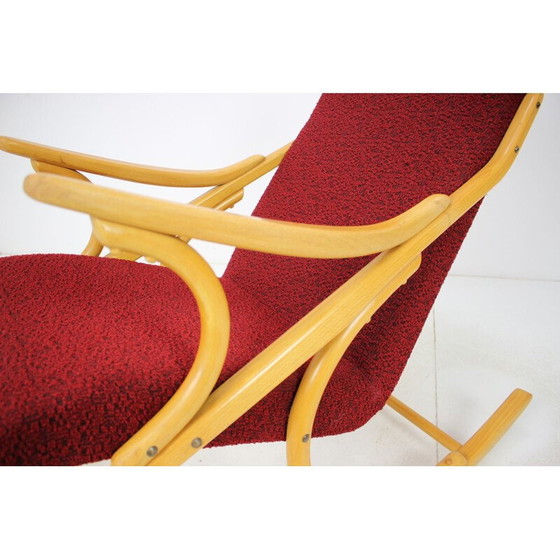 Image 1 of Fauteuil à bascule du milieu du siècle pour Mid Century, Tchécoslovaquie 1970