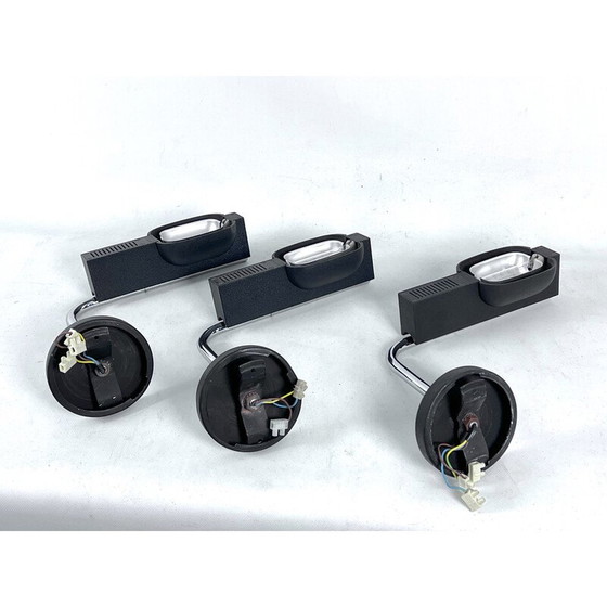 Image 1 of Ensemble de 3 lampes murales vintage par Ernesto Gismondi pour Artemide, Italie 1980