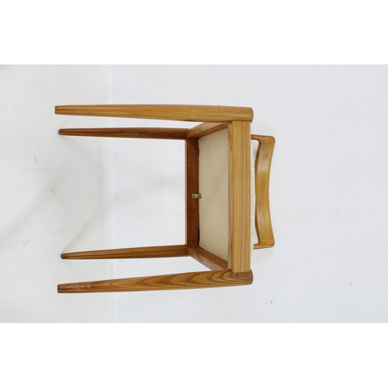 Image 1 of Chaise vintage en hêtre et orme par Drevotvar Jablonne, Tchécoslovaquie 1970