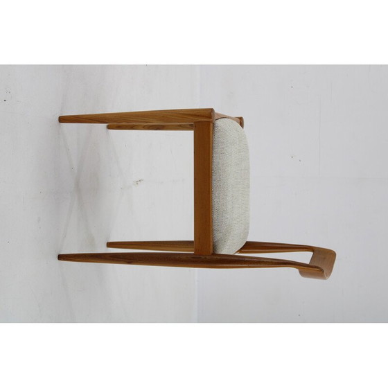Image 1 of Chaise vintage en hêtre et orme par Drevotvar Jablonne, Tchécoslovaquie 1970
