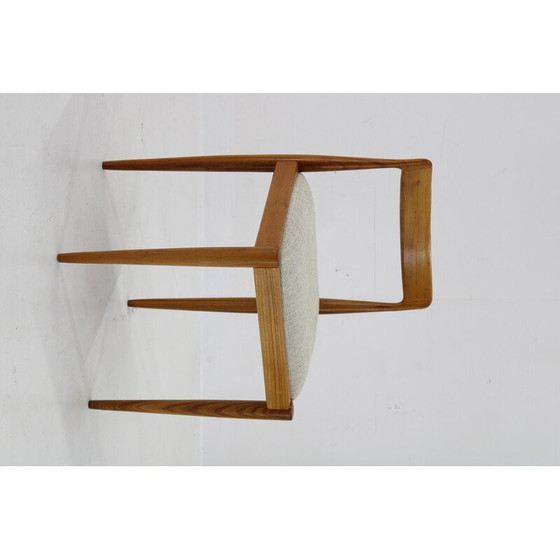 Image 1 of Chaise vintage en hêtre et orme par Drevotvar Jablonne, Tchécoslovaquie 1970