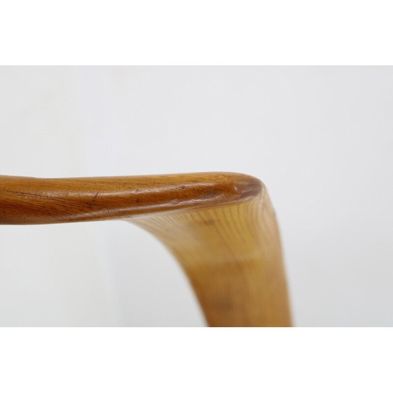 Image 1 of Chaise vintage en hêtre et orme par Drevotvar Jablonne, Tchécoslovaquie 1970