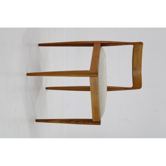 Image 1 of Chaise vintage en hêtre et orme par Drevotvar Jablonne, Tchécoslovaquie 1970