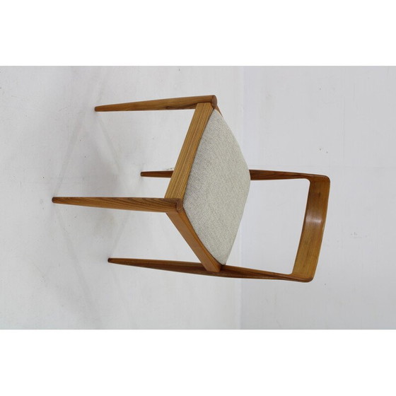 Image 1 of Chaise vintage en hêtre et orme par Drevotvar Jablonne, Tchécoslovaquie 1970