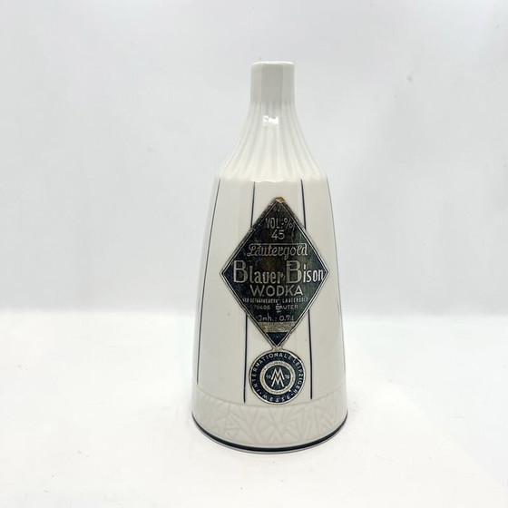Image 1 of Bouteille de vodka vintage en porcelaine Bison par Lichte Fine China, Allemagne 1968