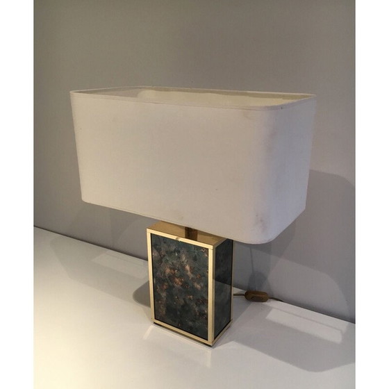 Image 1 of Lampe vintage en métal doré, 1970