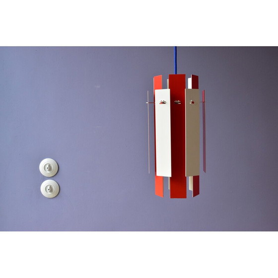 Image 1 of Lampe suspendue cocktail vintage par Henning Rehhof pour Fog and Mørup, Danemark, années 1970