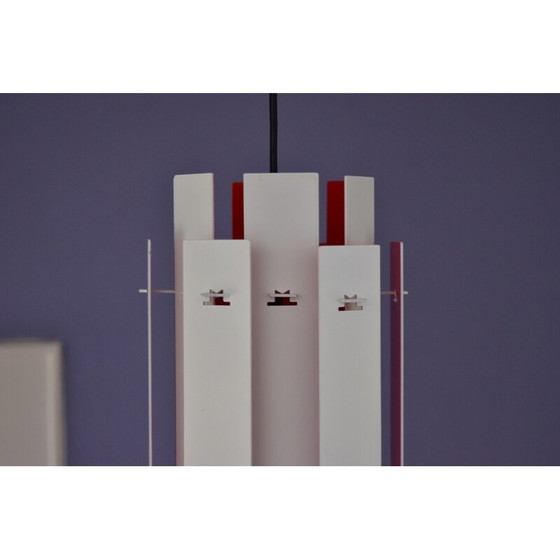 Image 1 of Lampe suspendue cocktail vintage par Henning Rehhof pour Fog and Mørup, Danemark, années 1970