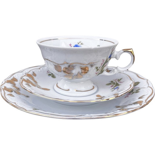 Service à déjeuner vintage en porcelaine de Wawel pour Zakłady Porcelany Stołowej, Pologne 1970