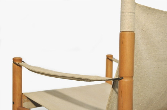 Image 1 of Erik Wørts Safari Chair For Niels Eilersen Denmark 1960