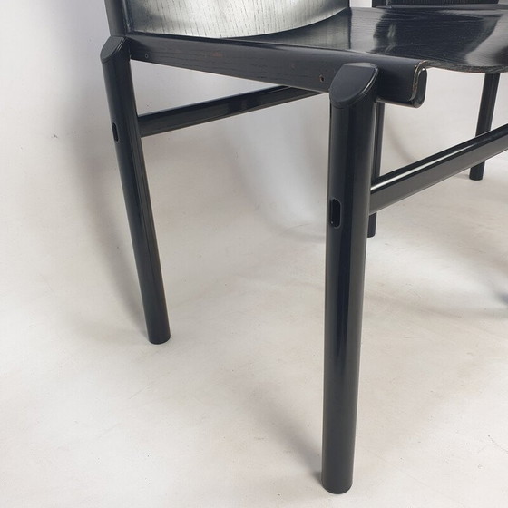 Image 1 of Paire de chaises de salle à manger vintage par Afra et Tobia Scarpa, Italie 1970