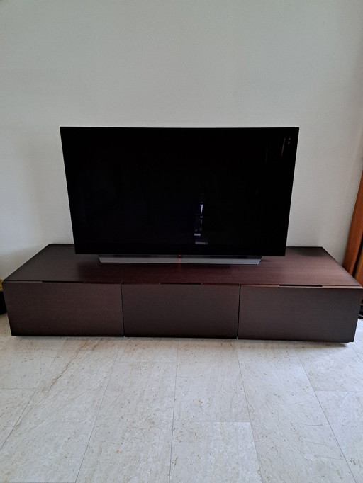 Meuble TV bas, Wenge, Fabricant Poliform