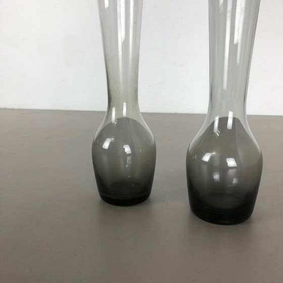 Image 1 of Paire de vases en turmaline de Wilhelm Wagenfeld pour le Wmf, Allemagne 1960