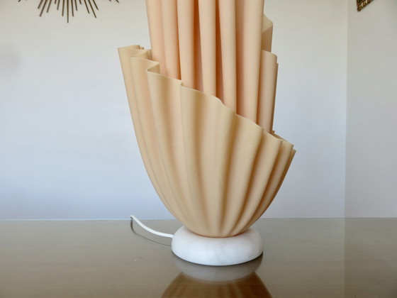 Image 1 of Lampe Corolle Xxl, Drapée De Georgia Jacob, France, 1970