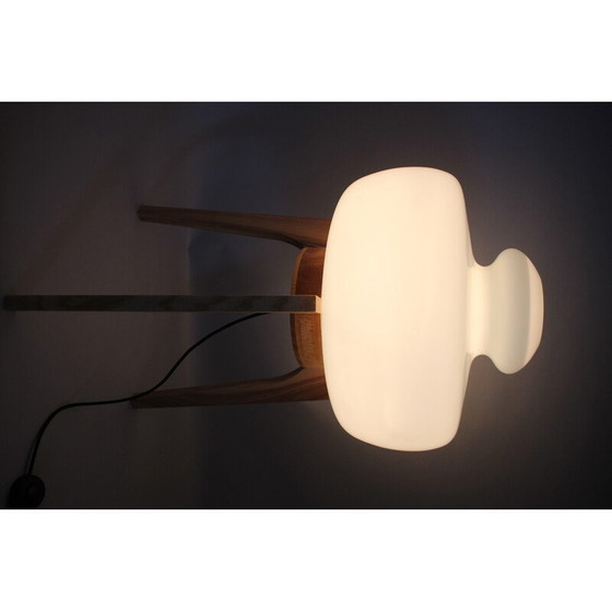 Image 1 of Lampe vintage en bois de chêne par Uluv, Tchécoslovaquie 1970