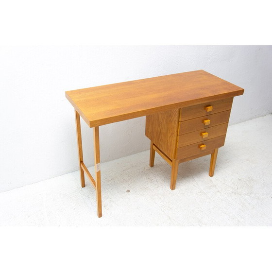 Image 1 of Bureau vintage en hêtre pour Hikor Písek, Tchécoslovaquie 1980