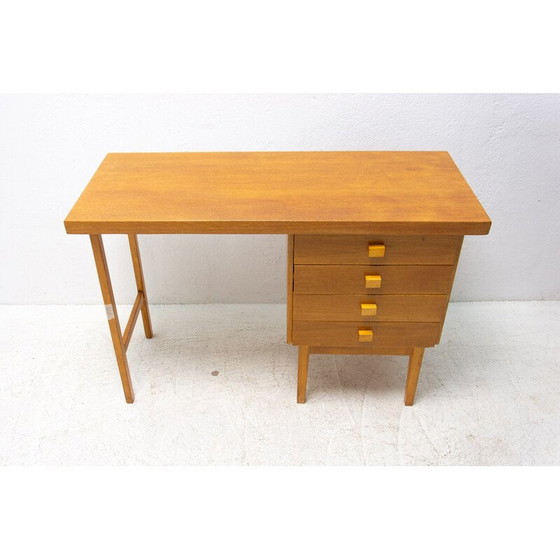 Image 1 of Bureau vintage en hêtre pour Hikor Písek, Tchécoslovaquie 1980