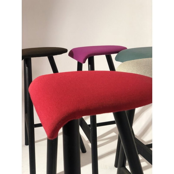 Image 1 of Ensemble de 5 tabourets vintage par Wilkhan