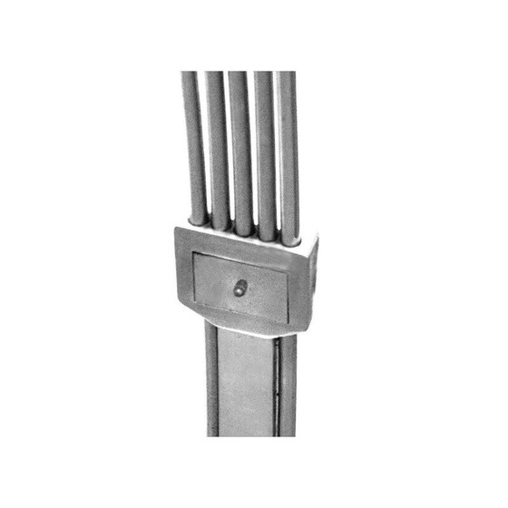 Image 1 of Lampadaire vintage en fonte et aluminium par Reggiani, 1970