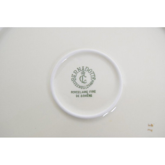 Image 1 of Assiette de service vintage en porcelaine Bernadotte, Tchécoslovaquie années 1960