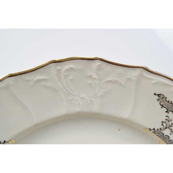 Image 1 of Assiette de service vintage en porcelaine Bernadotte, Tchécoslovaquie années 1960