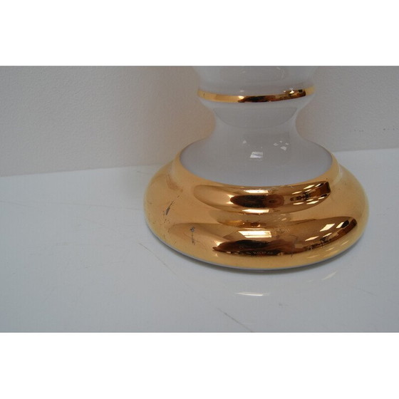 Image 1 of Vase vintage en verre d'art Novy Bor, Tchécoslovaquie 1960