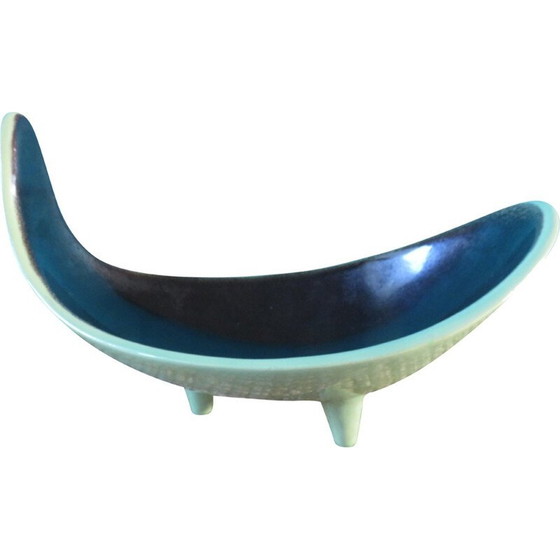 Image 1 of Bol ovoïde en céramique vintage, 1950