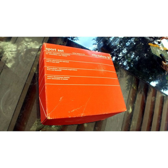 Image 1 of Horloge de voiture vintage par DA Ritz, Italie 1970