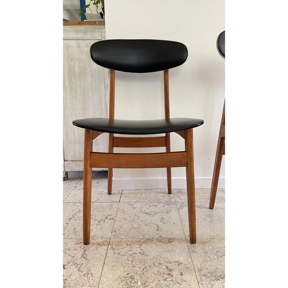 Image 1 of Paire de chaises scandinaves vintage