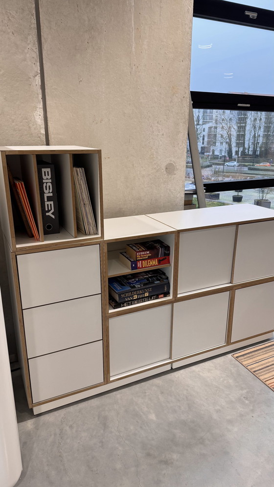 Image 1 of Bob - Système de rangement modulaire en blanc intemporel