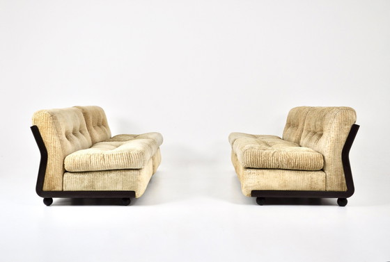 Image 1 of Chaises longues "Amanta" par Mario Bellini pour B&B Italia, 1970S, ensemble de 4