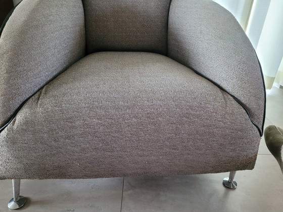 Image 1 of 2X fauteuil Topform avec pouf