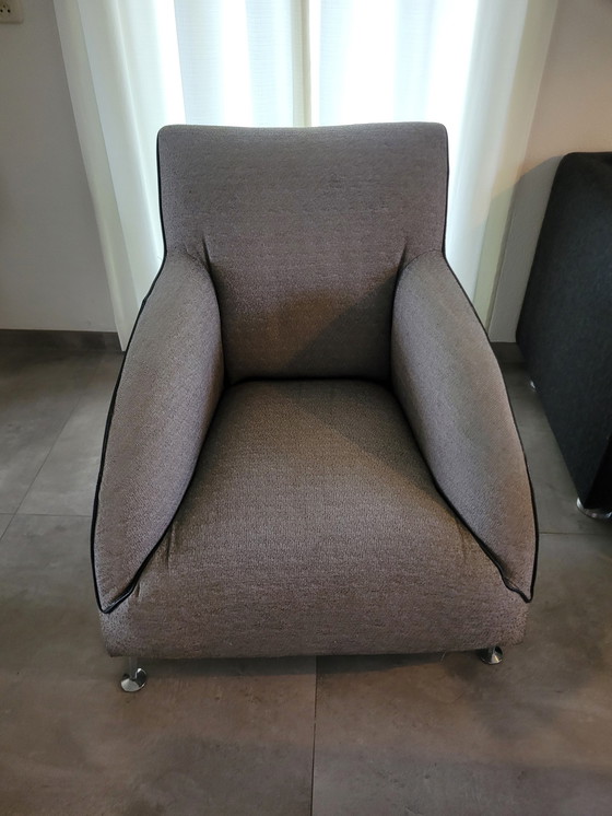 Image 1 of 2X fauteuil Topform avec pouf